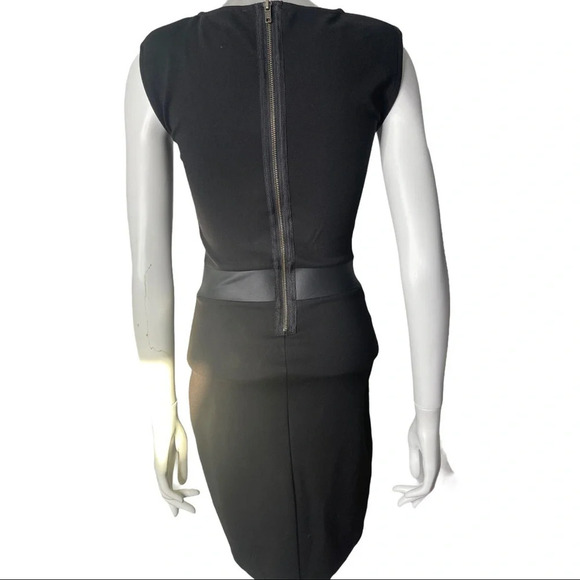 🛍️3/$40 Lady Dutch Black Sleeveless Asymmetrical  Hem Dress Size XS - Picture 3 of 4